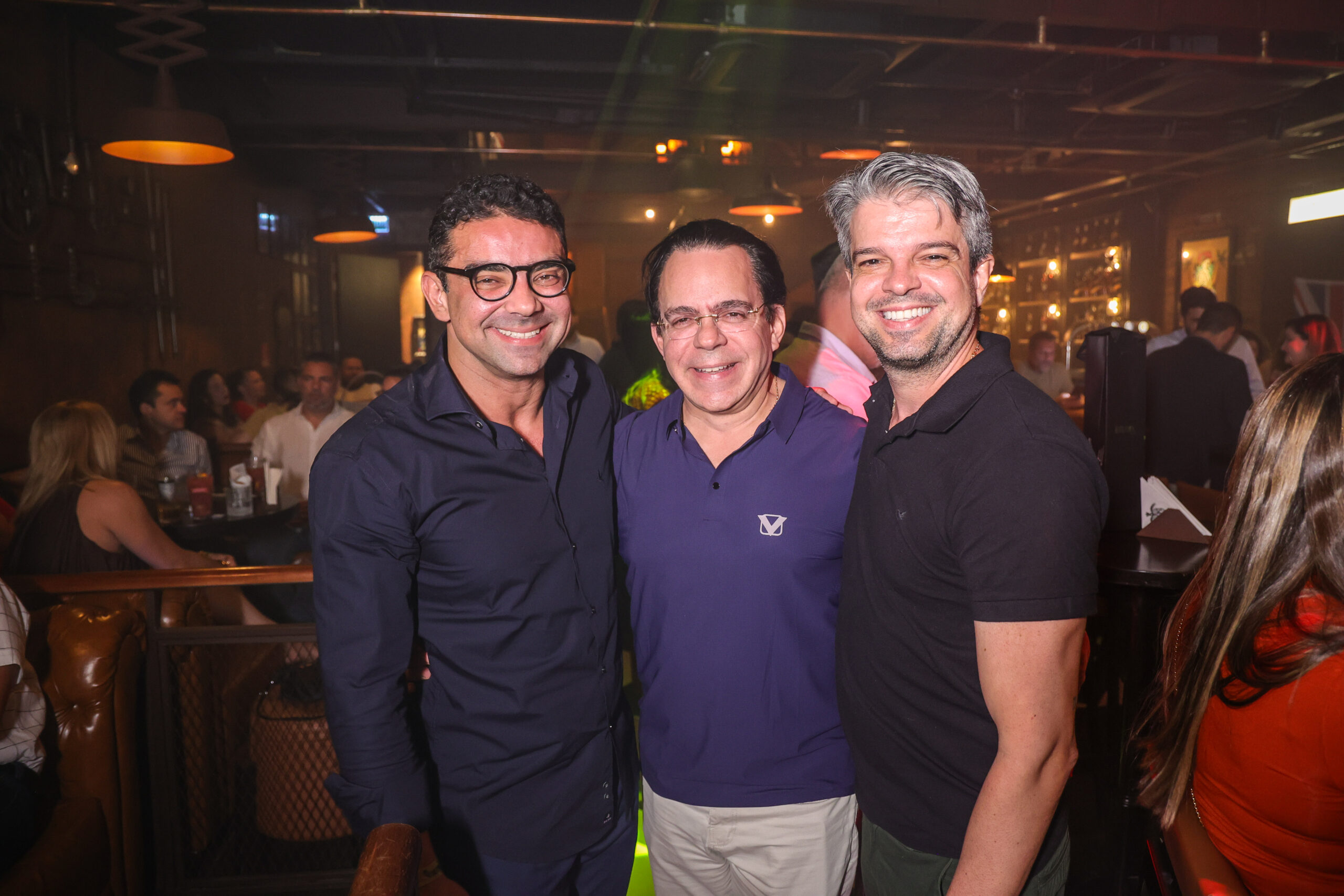 Alberto Cunha, Alexandre Guilhon e Saulo Venancio