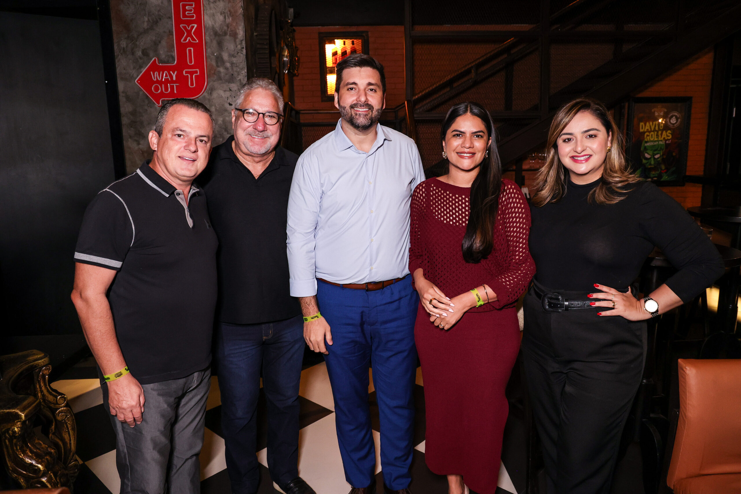 Carlos Campos, George Melo, Rudy Fernandes, Karol Freitas e Luciana Lima