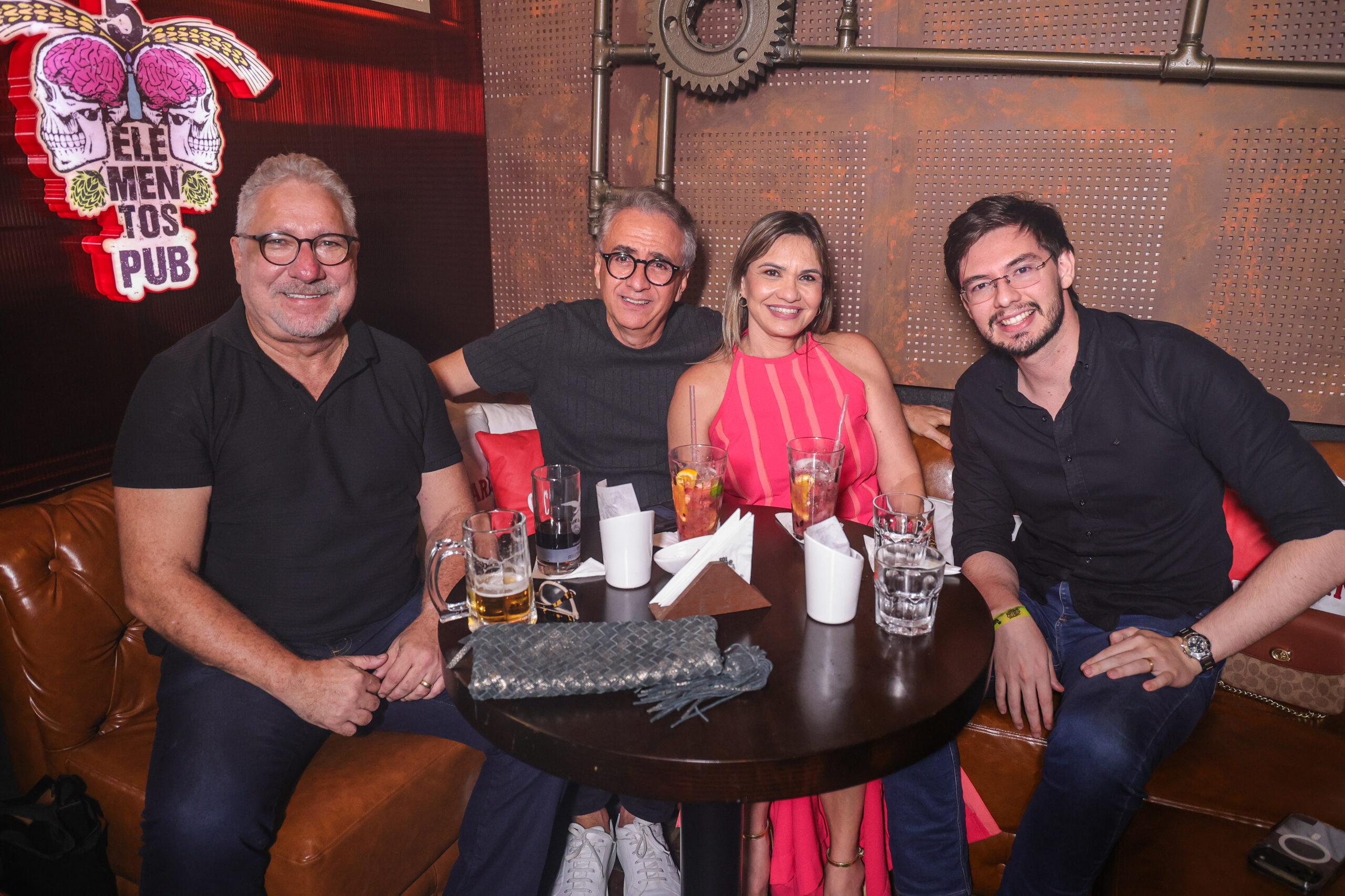 George Melo, Ricardo, Patricia Barreira e Leonardo Barreto