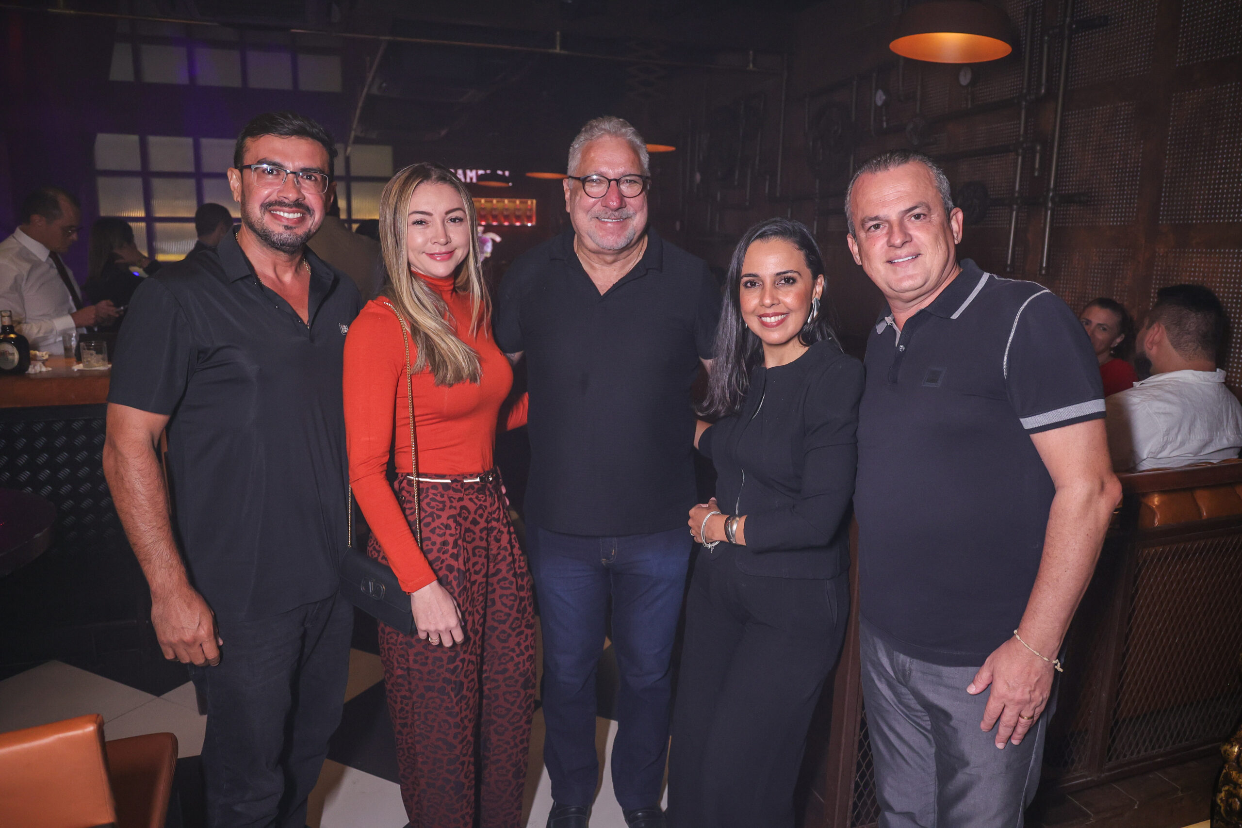 Helton, Ana Paula Pinheiro, George Melo, Gi e Carlos Campos