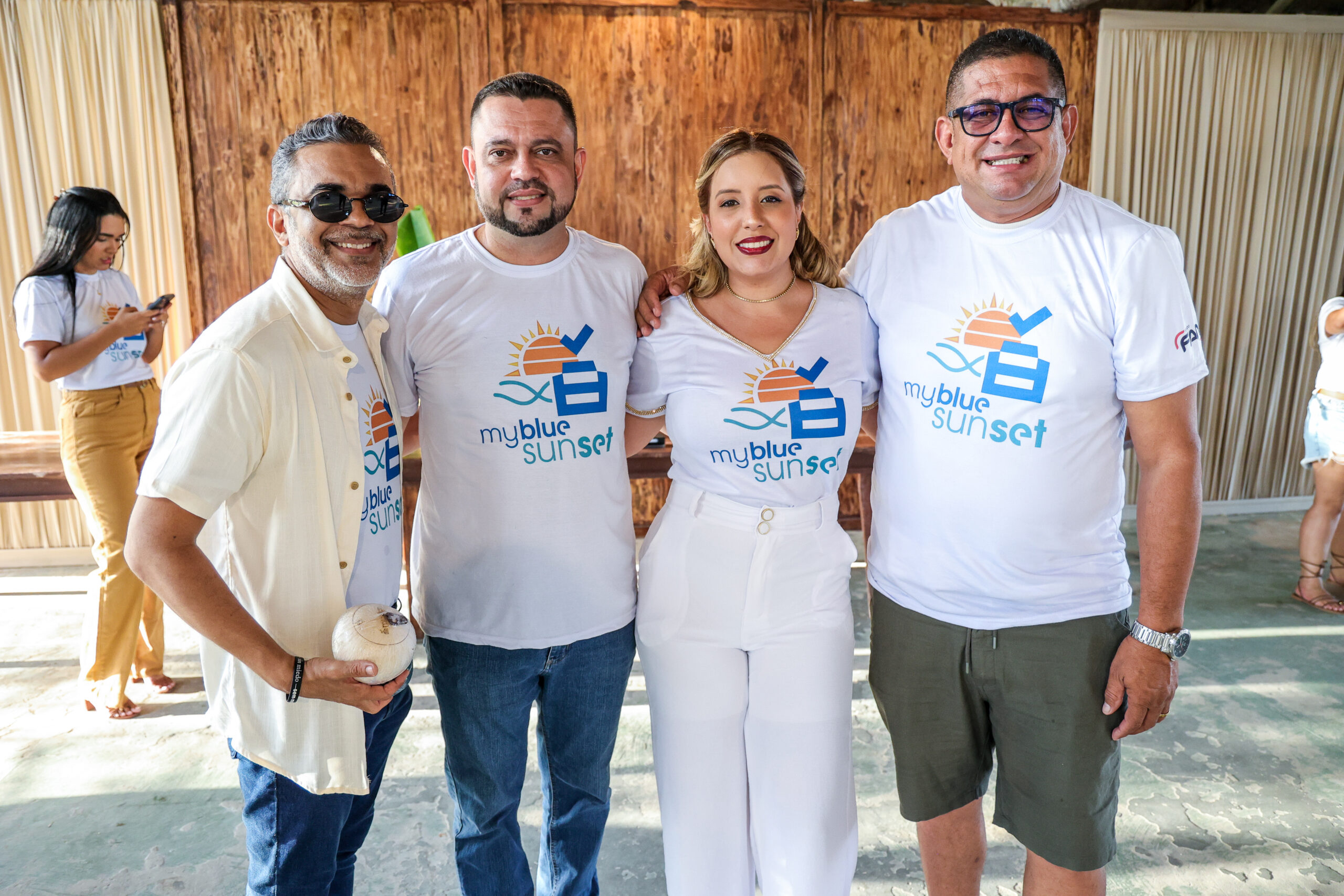 Jose Carlos, Guilherme Silva, Beatriz Leite e Jonhson Alves