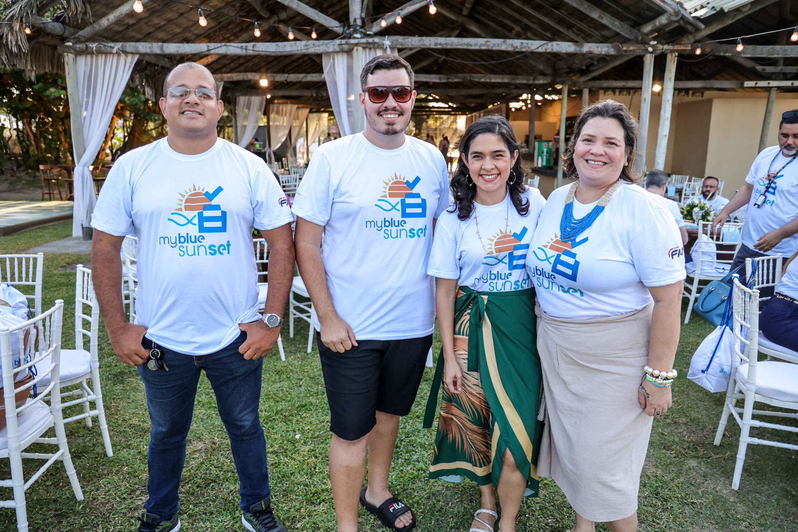 Pablo Forlan, Leandro Vasconcelos, Rayne Rocha e Andrea Maia