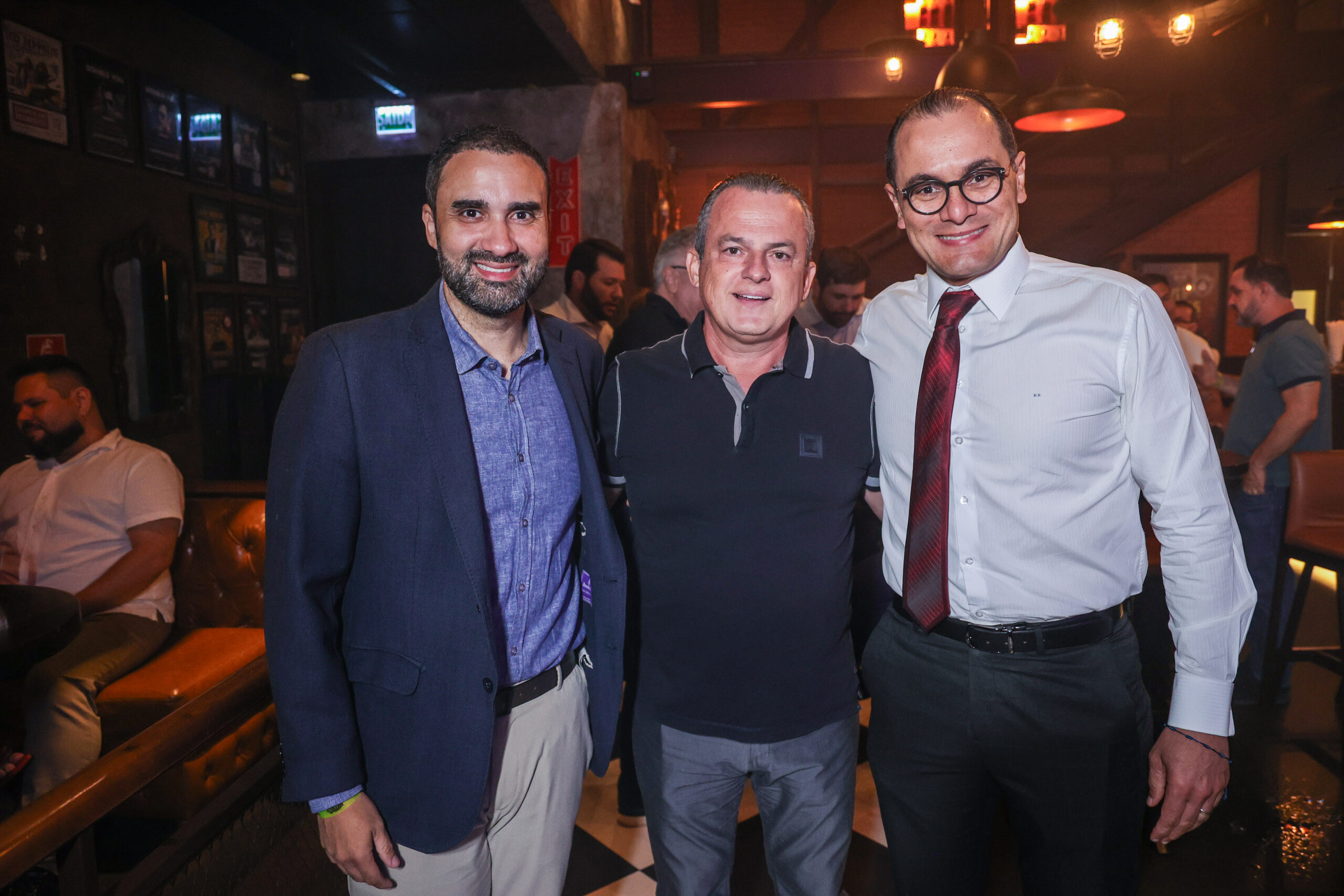 Wellington Sampaio, Carlos Campos e Herbert Reis