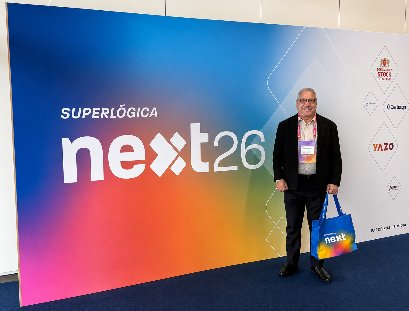 George Melo, presidente da ADCONCE, visita a Superlógica Next 2026
