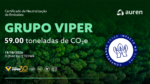 Grupo Viper compensa 59 toneladas de CO₂e e reforça seu compromisso com a sustentabilidade